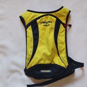 Platypus Streak Yellow and Black Hydration Pack-No Bladder